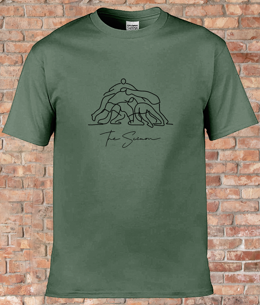 Men's Classic T-Shirt - The Rugby Scrum