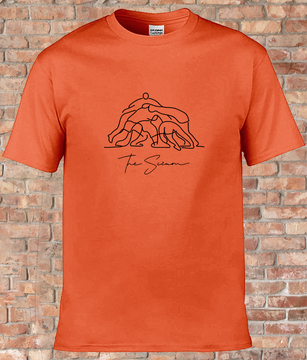Men's Classic T-Shirt - The Rugby Scrum