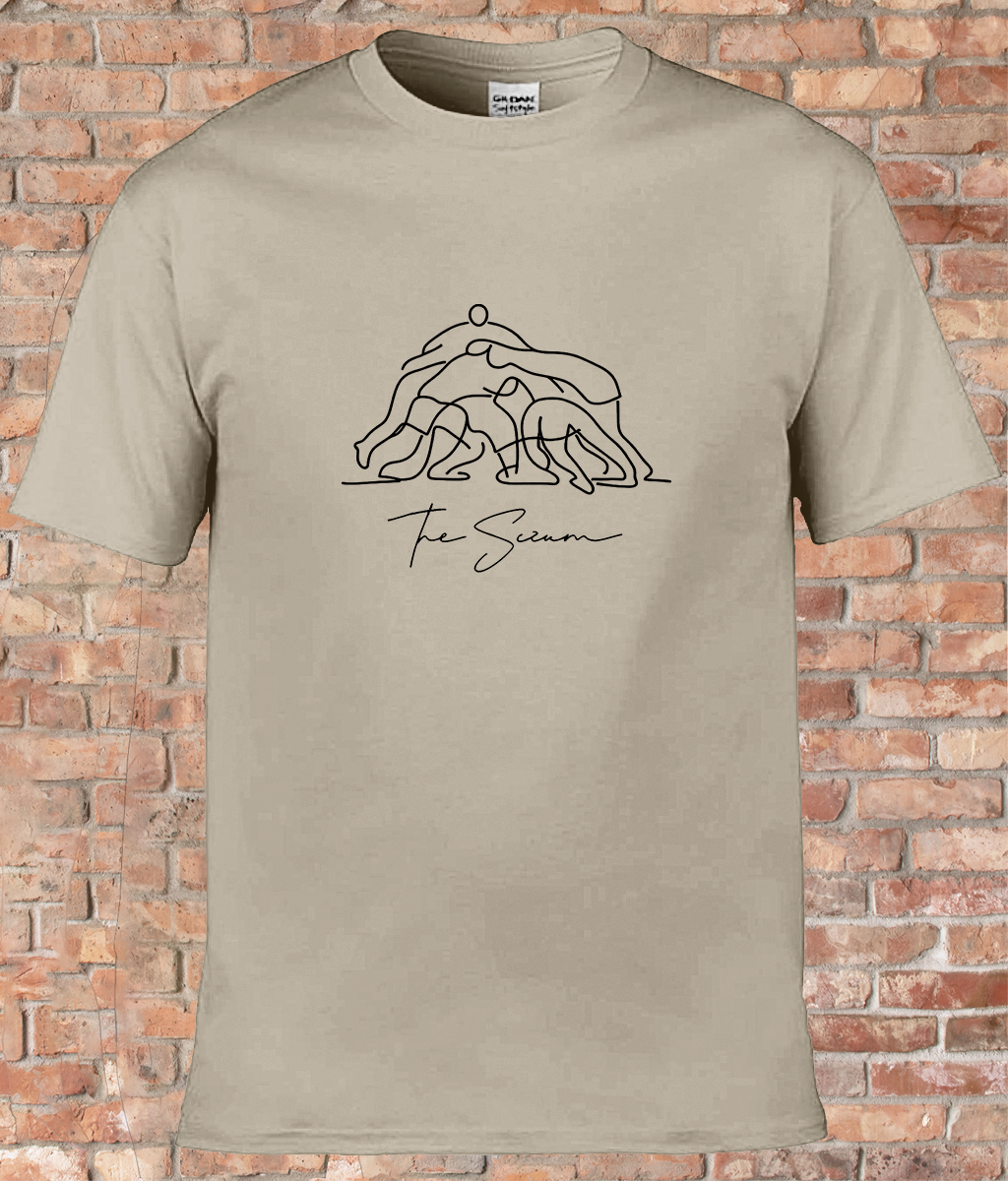 Men's Classic T-Shirt - The Rugby Scrum