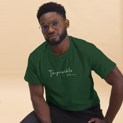 Quality T-Shirt Quote: 'Impossible is Nothing' [Gildan]