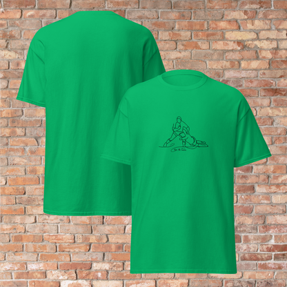 Mens Ringspun T-Shirt Take-the-Tackle