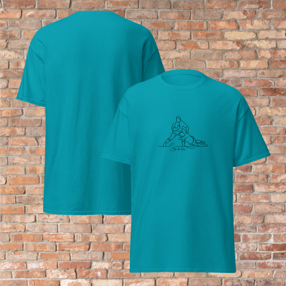 Mens Ringspun T-Shirt Take-the-Tackle