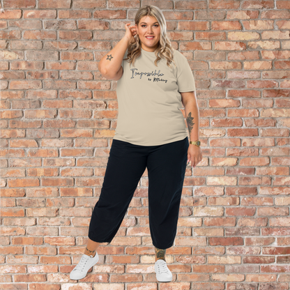 Womens Quote T-Shirt 'Impossible is Nothing'