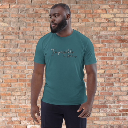 Quality T-Shirt Quote: 'Impossible is Nothing'