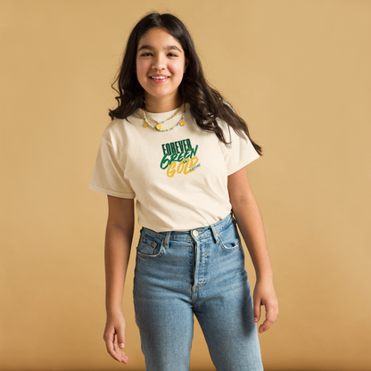 Unisex Kids Quality T-Shirt Forever Green & Gold #asone